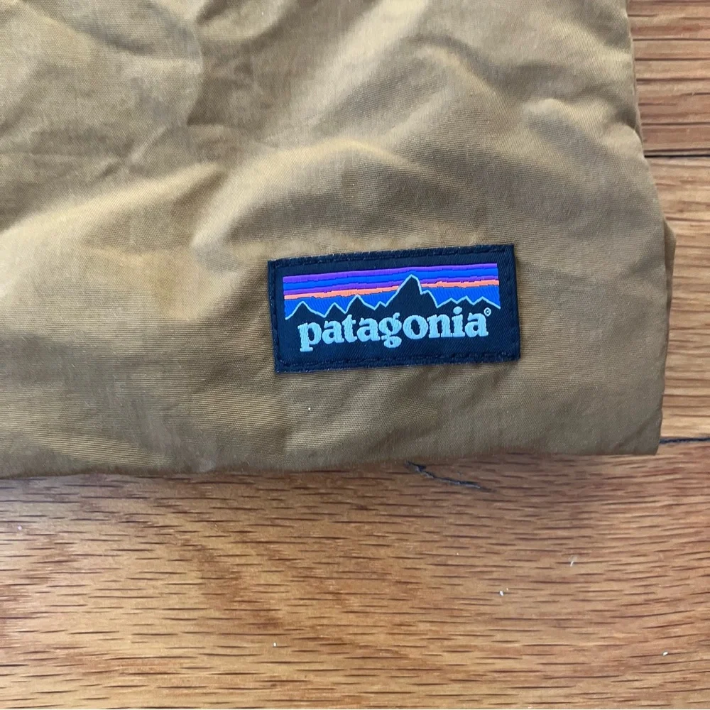 Patagonia Brown Nylon Stuff Sack Storage Bag Camping Gorpcore Hiking Backpacking